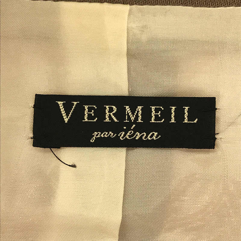 VERMEIL par iena / ヴェルメイユパーイエナ リネン混 テーラード ジャケット