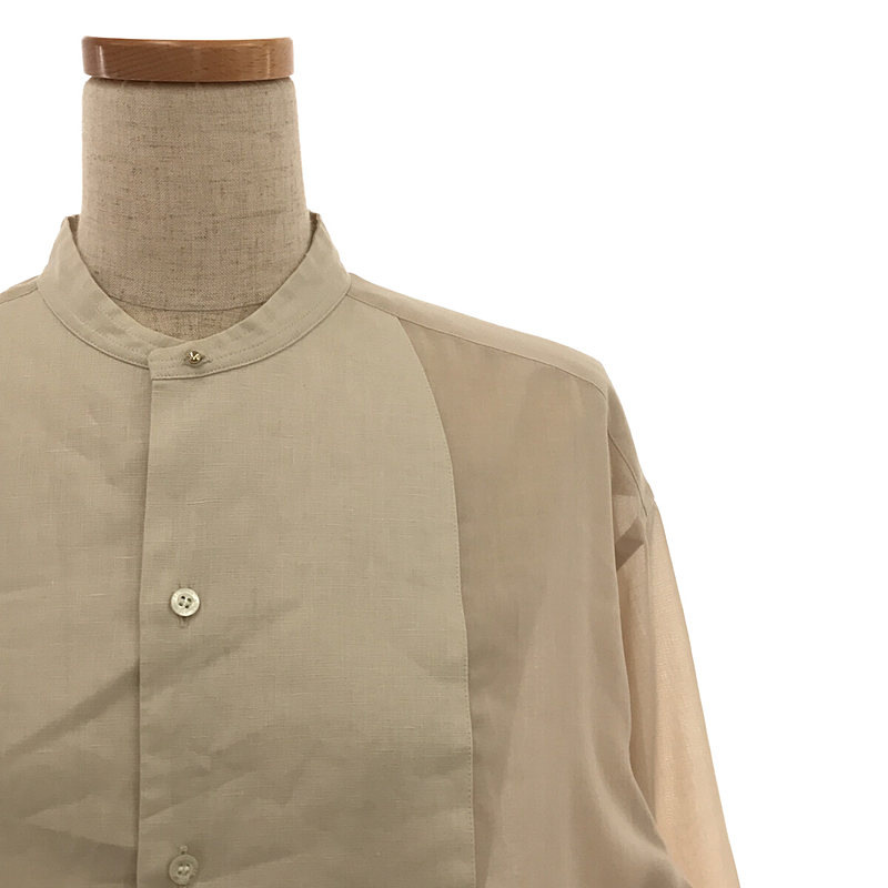 LINEN BIB FRONT SHIRT DRESS ワンピース | ブランド古着の買取・委託販売 KLD USED CLOTHING