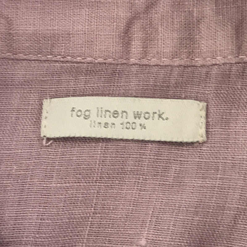 fog linen work / フォグリネンワーク リネン シャツワンピース