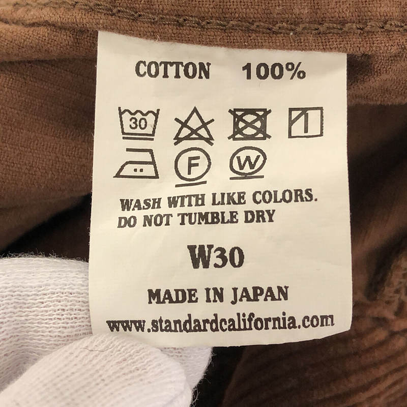 Standard California / スタンダードカリフォルニア SD CORDUROY SHORTS パンツ