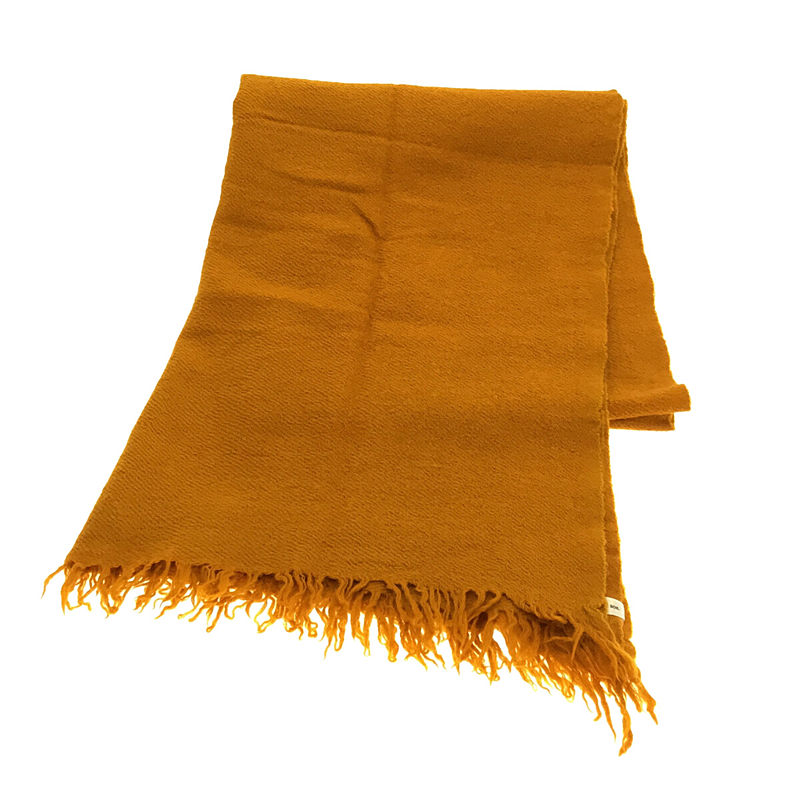 SOIL / ソイル MELANGE BOILED WOOL PLAIN STOLE ボイルドウール ストール