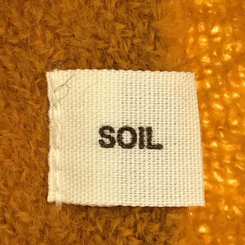 SOIL / ソイル MELANGE BOILED WOOL PLAIN STOLE ボイルドウール ストール