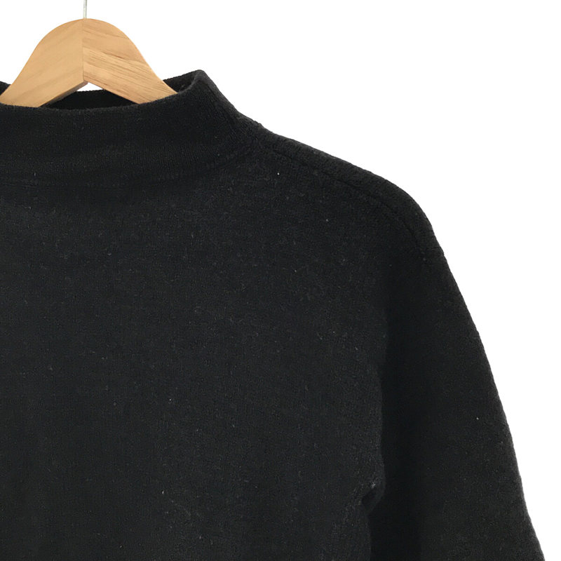 VINTAGE / ヴィンテージ | 40s～ PEERLESS STADIUM Shaker Sweater Co. USMA カデット ニット ジャケット | ブラック | メンズ