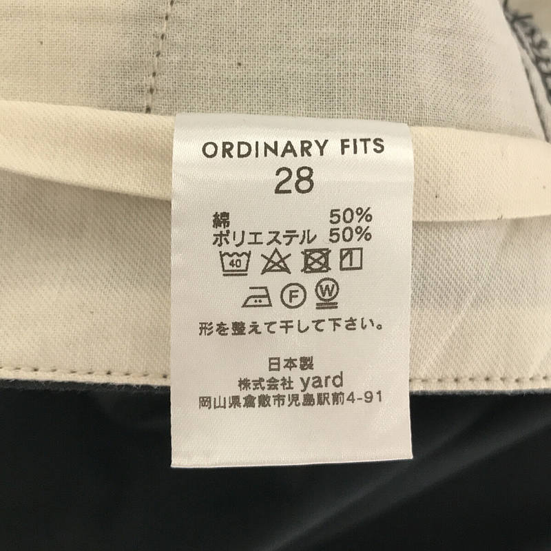 Ordinary fits / オーディナリーフィッツ Yard Stapre ツイルパンツ