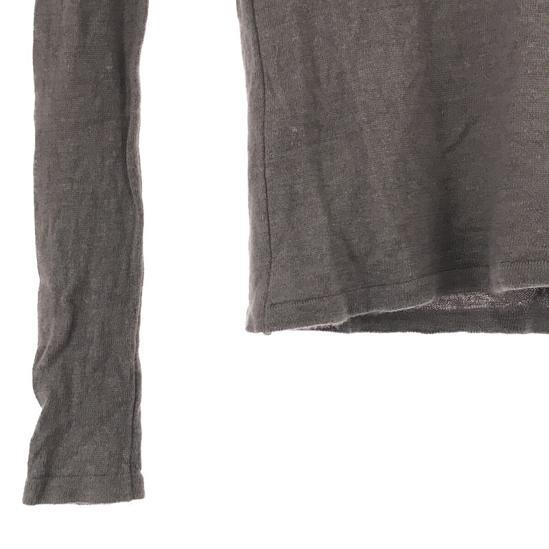 evam eva / エヴァムエヴァ カシミヤ リネン ハイゲージ ニット