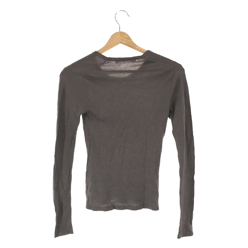 evam eva / エヴァムエヴァ カシミヤ リネン ハイゲージ ニット