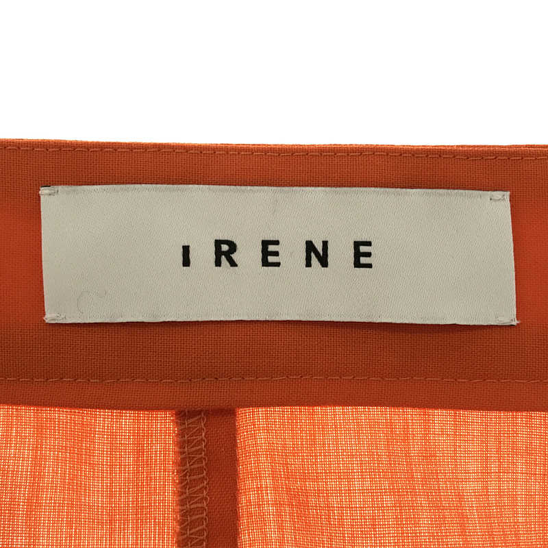 IRENE / アイレネ ウール混 アシンメトリー プリーツ スカート