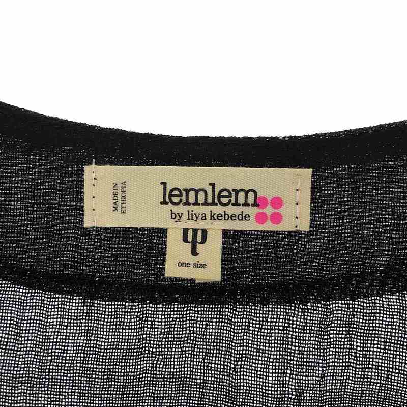 Deuxieme Classe / ドゥーズィエムクラス LEMLEM / レムレム ブラック カフタン ワンピース