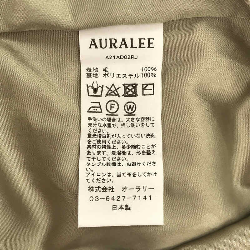 AURALEE / オーラリー EXTRA FINE WOOL JERSEY SLEEVELESS ONE PIECE / 総裏地 ワンピース