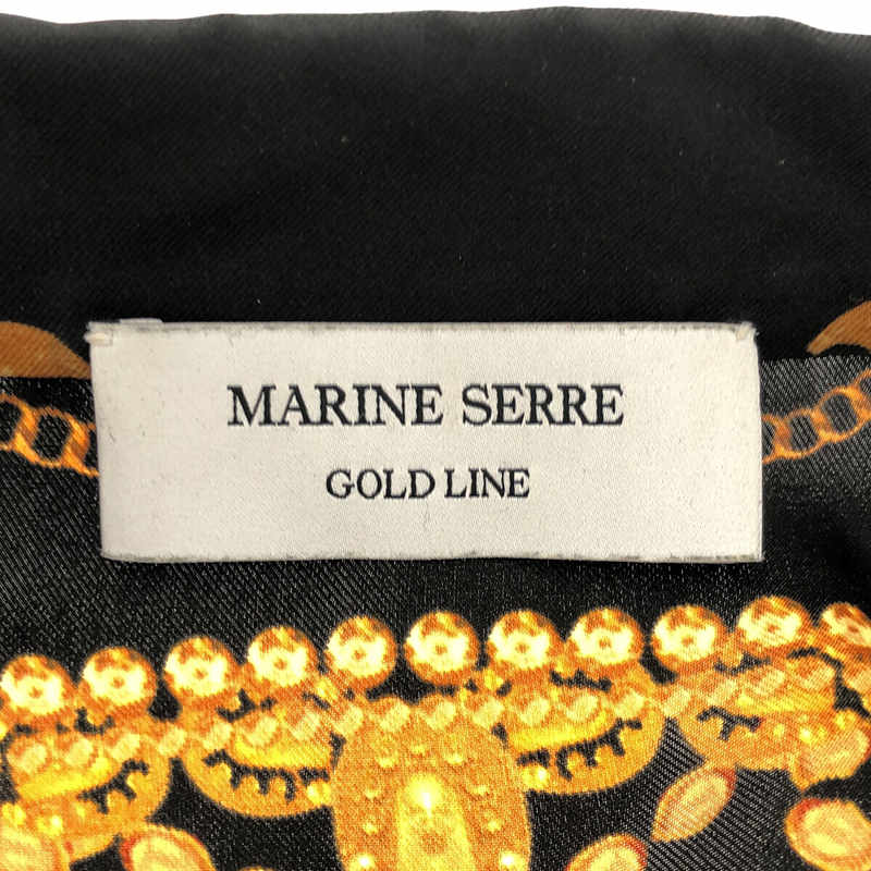 MARINE SERRE / マリーンセル Ornament Jewelry プリント シルクシャツ