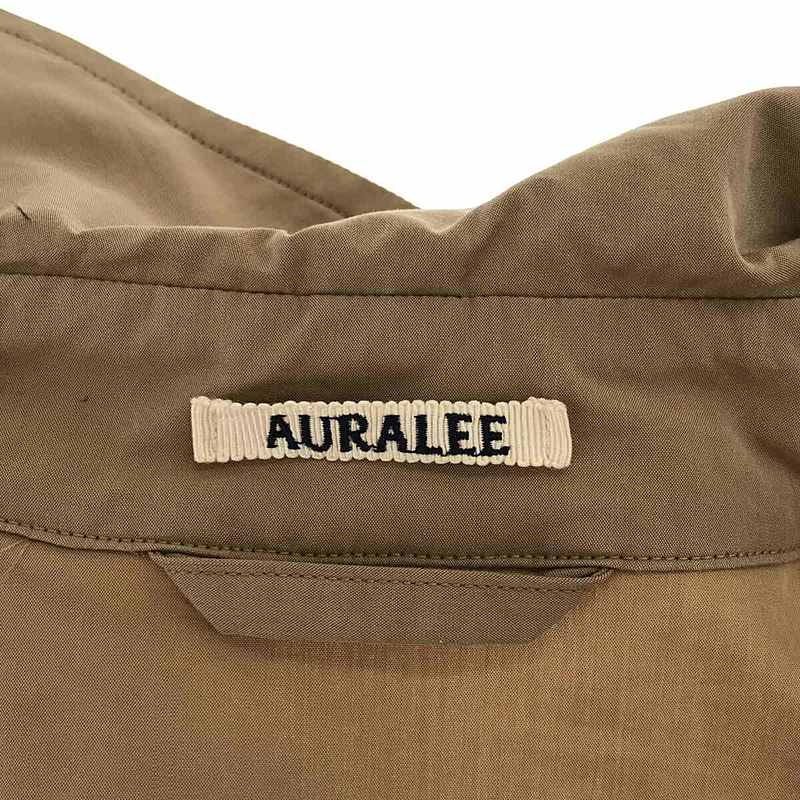 AURALEE / オーラリー FINX POLYESTER BIG TRENCH COAT / フィンクスコットン トレンチ オーバーコート