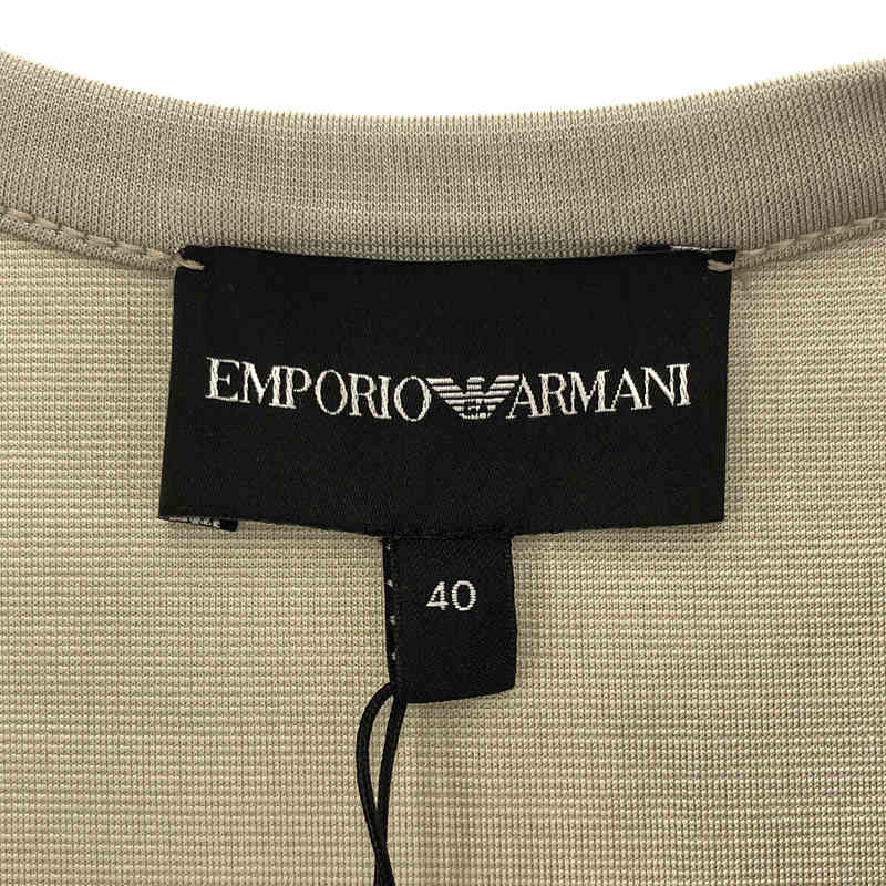 EMPORIO ARMANI / エンポリオアルマーニ ポケットデザイン 裾 ラバープリント タンクトップ