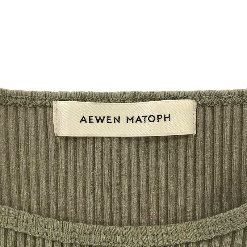 AEWEN MATOPH / イウエンマトフ Tank Tops / リブ ロング タンクトップ