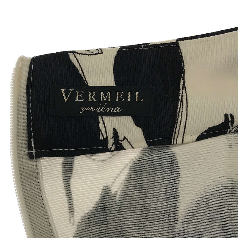 VERMEIL par iena / ヴェルメイユパーイエナ コットングログランフラワープリントスカート