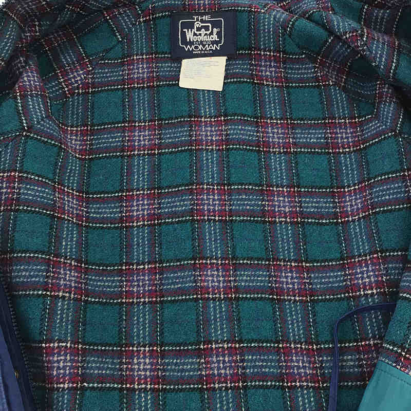 VINTAGE / ヴィンテージ古着 1980s〜 WOOLRICH / ウールリッチ USA製 裏地切替 ドローストリング ナイロンジャケット