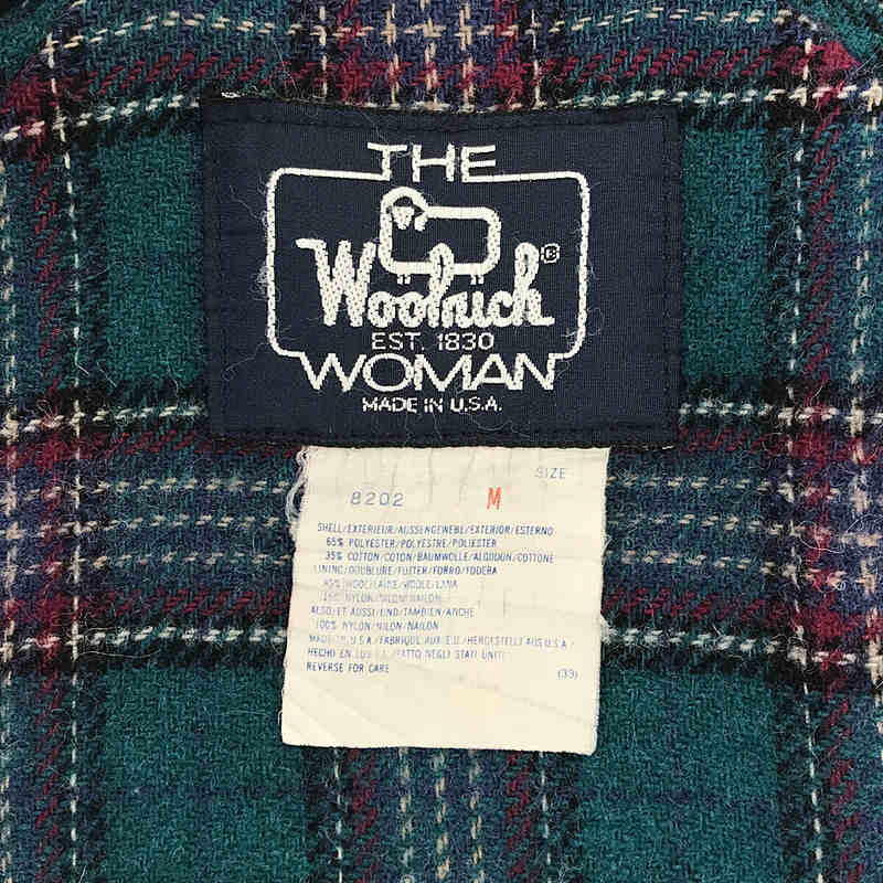 VINTAGE / ヴィンテージ古着 1980s〜 WOOLRICH / ウールリッチ USA製 裏地切替 ドローストリング ナイロンジャケット