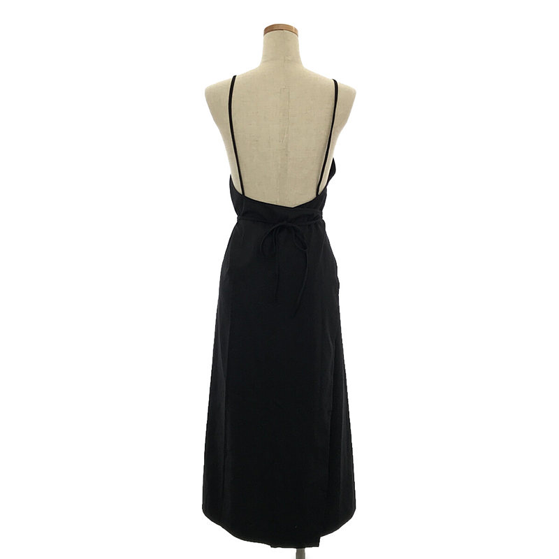 BASErange / ベースレンジ silk100％ / シルク YUMI エプロンワンピース