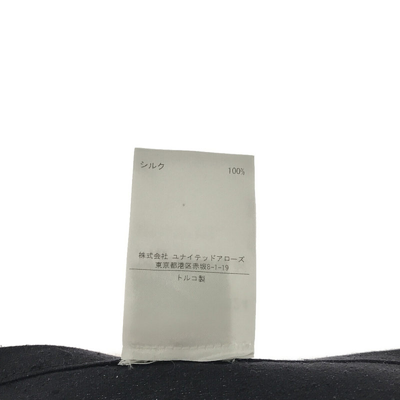 BASErange / ベースレンジ silk100％ / シルク YUMI エプロンワンピース