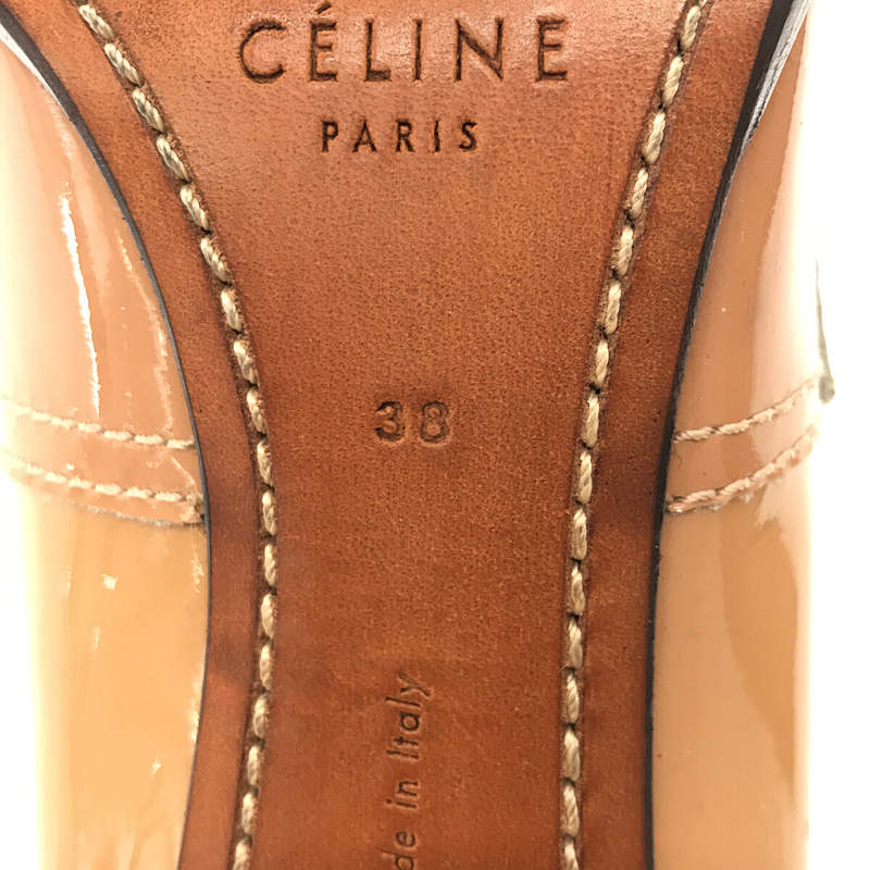 CELINE / セリーヌ フィービー期 エナメル タッセル ヒール パンプス