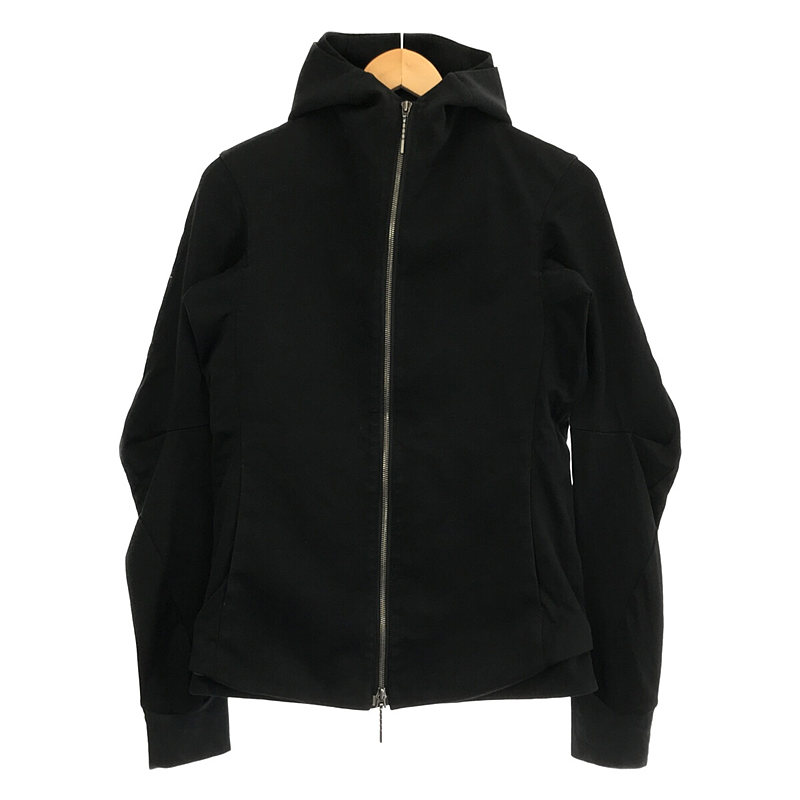 メンズDEVOA デヴォア Zip Hoody フーデッド ジップ ブルゾン 黒 4