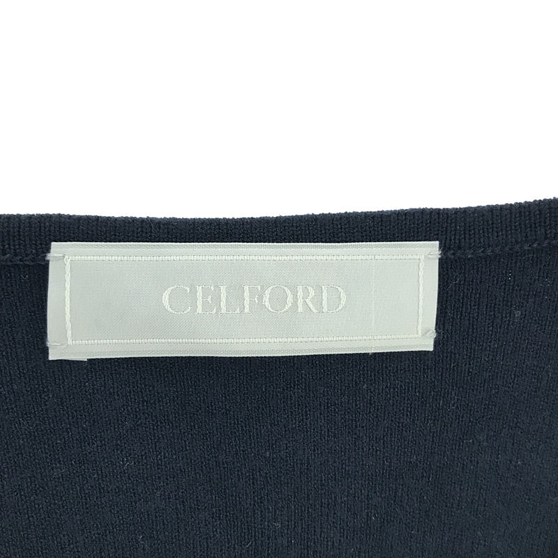 CELFORD / セルフォード プリーツ見えニットワンピ ワンピース