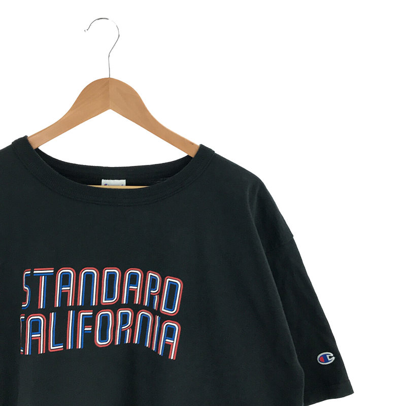 Standard California / スタンダードカリフォルニア × CHAMPION チャンピオン コラボ T1011 フロントロゴ コットン Tシャツ カットソー