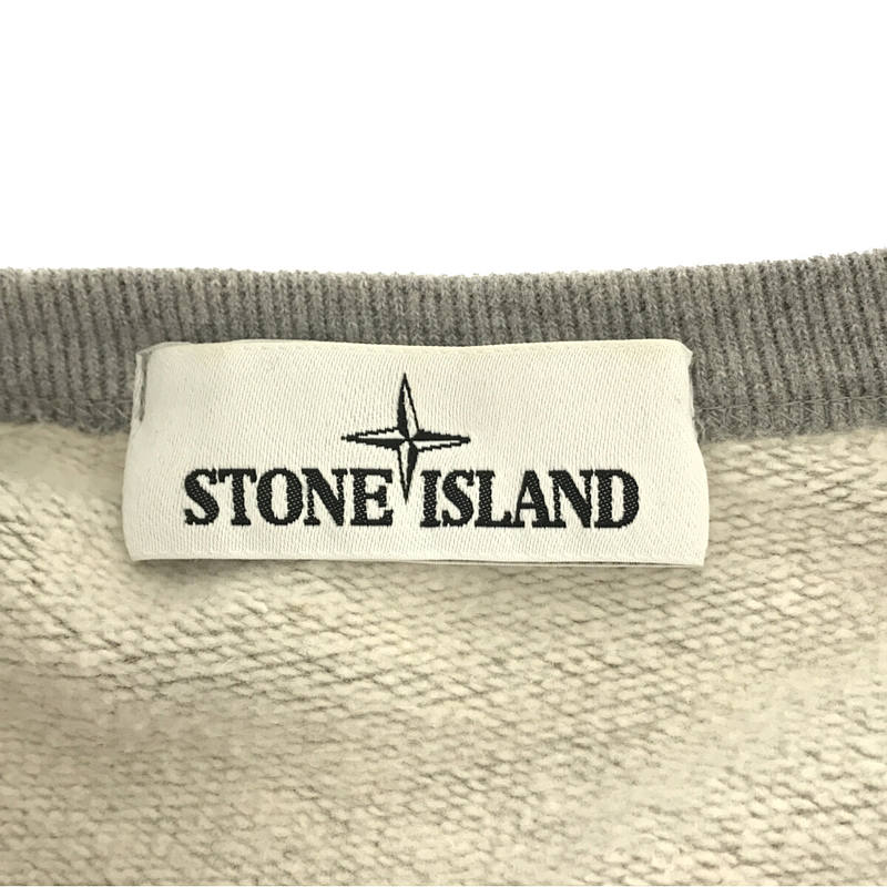 STONE ISLAND / ストーンアイランド コットン クルーネック プルオーバー トレーナー スウェット