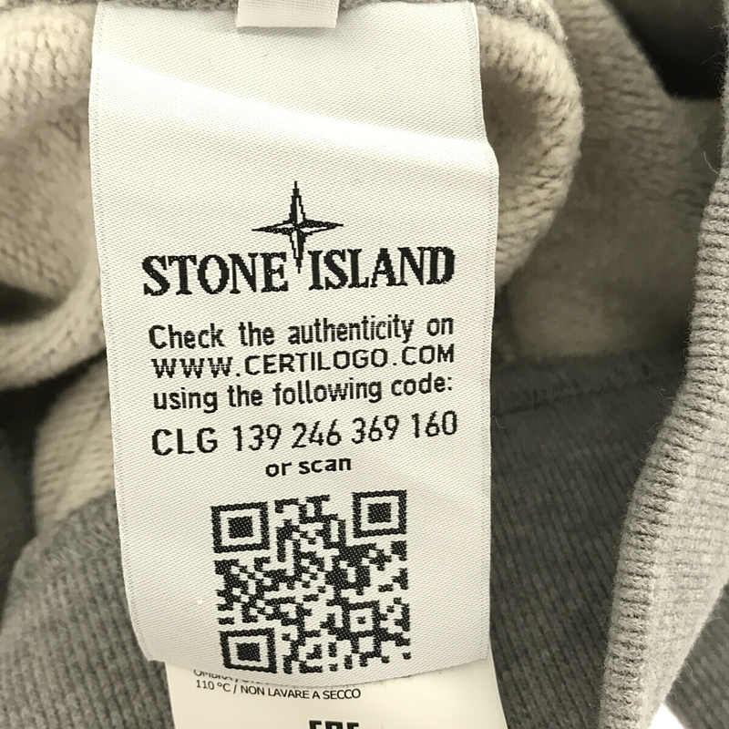 STONE ISLAND / ストーンアイランド コットン クルーネック プルオーバー トレーナー スウェット