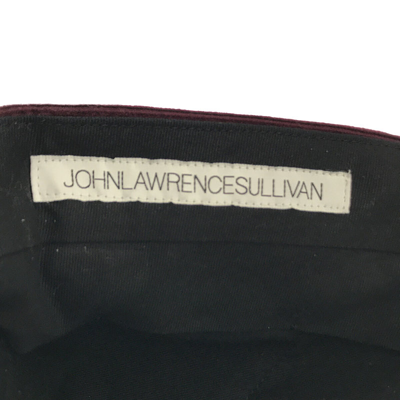 JOHN LAWRENCE SULLIVAN / ジョンローレンスサリバン CANNABIS カンナビス 別注 Brisbane Moss生地 CORDUROY FLARED PANTS コーデュロイ フレア パンツ