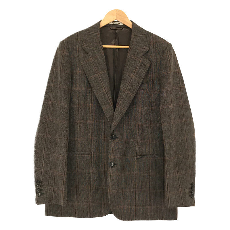 BLUEFACED WOOL CHECK JACKET ウール チェック ジャケット