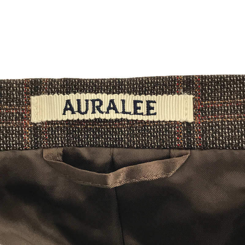 AURALEE / オーラリー BLUEFACED WOOL CHECK JACKET ウール チェック ジャケット