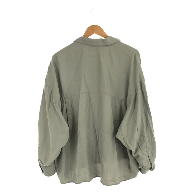 Graphpaper / グラフペーパー VISCOSE REGULAR COLLAR BIG SLEEVE SHIRT レーヨン ビッグシャツ