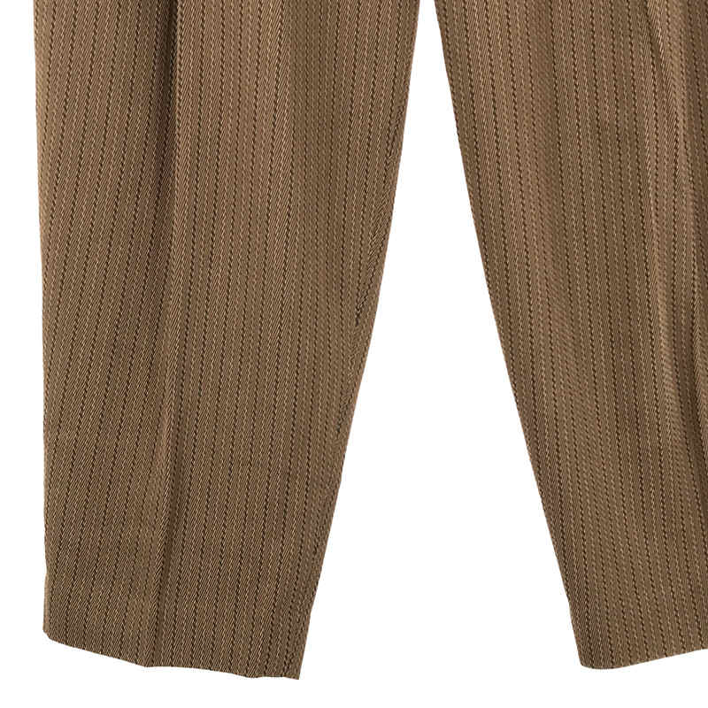 ROKU / ロク STRIPE TUCK PANTS ストライプ タック パンツ 2タック