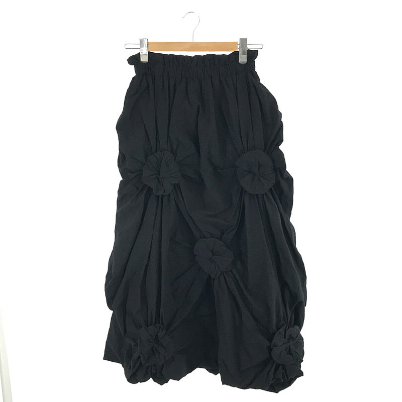 enfold cottonフラワーskirt-