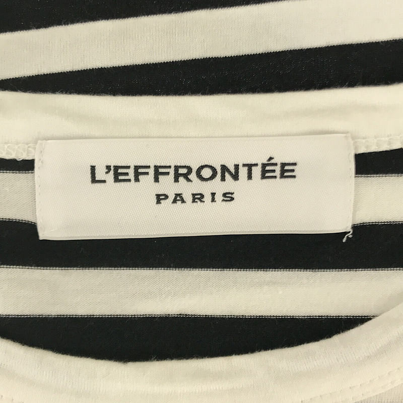 Deuxieme Classe / ドゥーズィエムクラス 【L'EFFRONTEE】 レフレンティ ボーダーカットソー Tシャツ