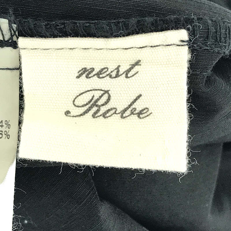 nest robe / ネストローブ リネン混オーバーシャツワンピース