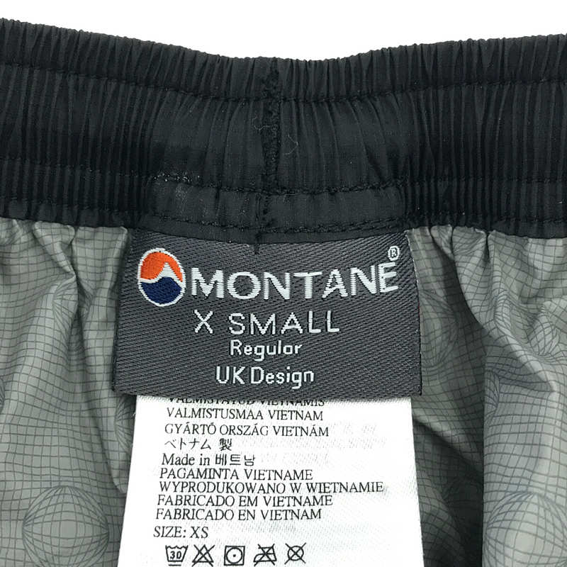 MONTANE / モンテイン PERTEX パーテックス FEATHER LITE PANTS ナイロン フェザー ライト パンツ 収納袋有