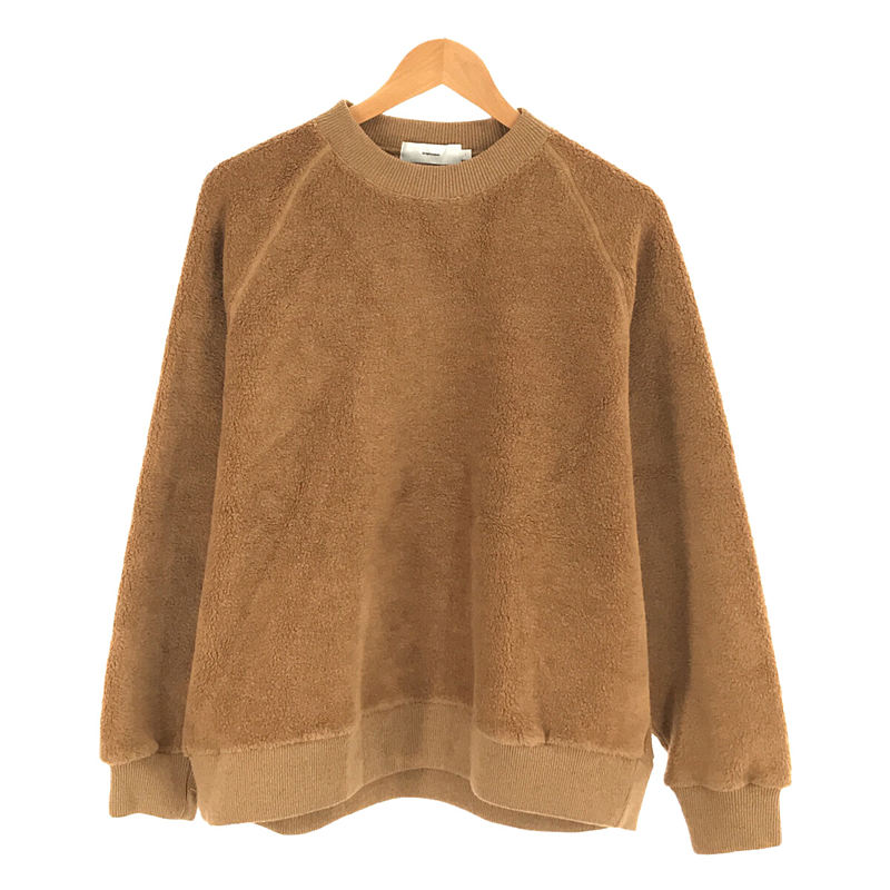 WOOL BOA CREW NECK ウール ボア クルーネック プルオーバー トレーナー スウェット