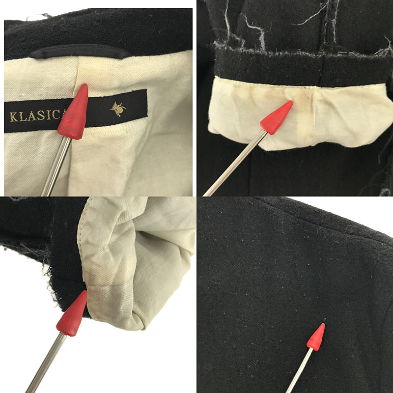 KLASICA / クラシカ インサイドアウト ウール テーラードジャケット