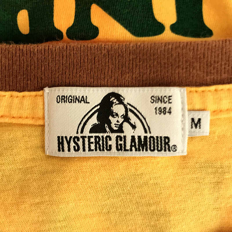 HYSTERIC GLAMOUR / ヒステリックグラマー 02192CT09 THE G.S.R pt 両面プリント コットン Tシャツ カットソー