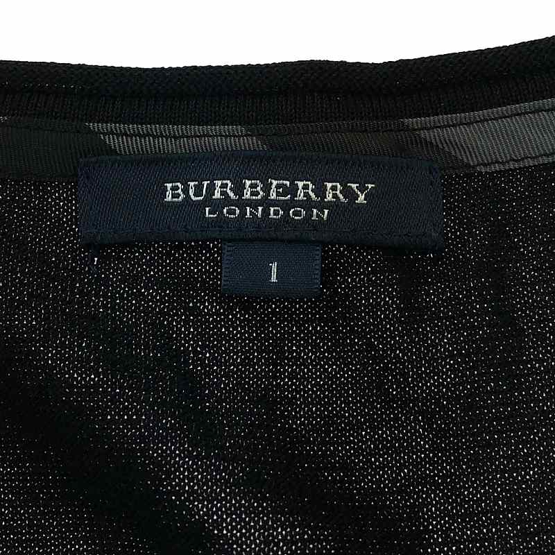BURBERRY LONDON / バーバリーロンドン シルク混 ギャザー ニット