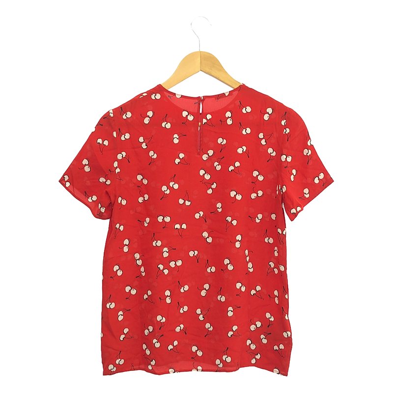 miu miu / ミュウミュウ チェリー プリント プルオーバーブラウス