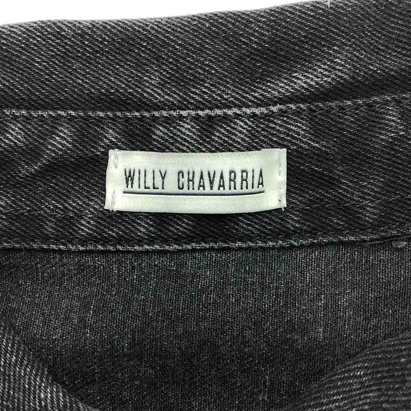 WILLY CHAVARRIA / ウィリーチャバリア ブラックデニム ワイドスリーブ ジャケット