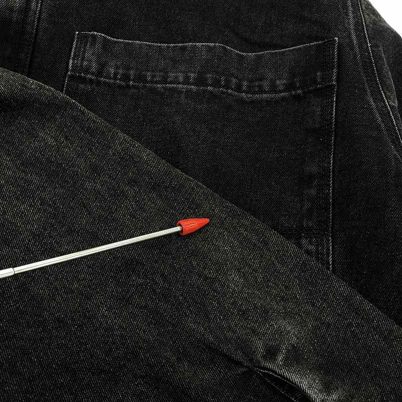 WILLY CHAVARRIA / ウィリーチャバリア ブラックデニム ワイドスリーブ ジャケット