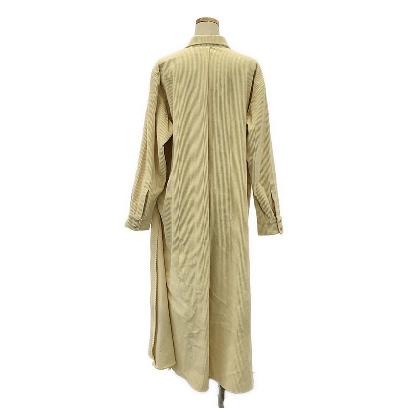 その他 コーデュロイ パール ロングワンピース