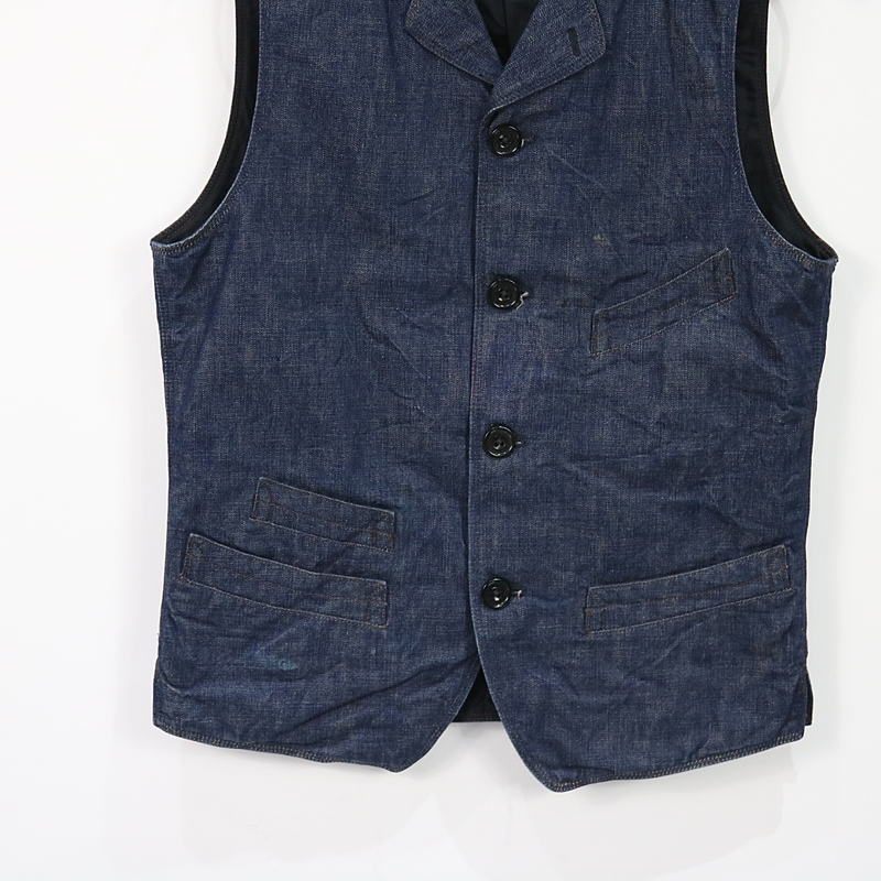 FREEWHEELERS / フリーホイーラーズ ”Westinghouse” LATE 1800s ENGINEER'S NOTCHED COLLAR VEST デニムベスト