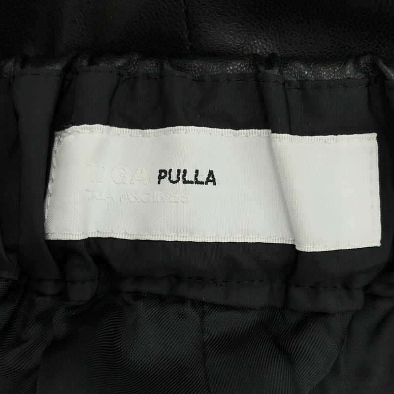 格安通販新作 Toga Pullar フェイクレザーパンツ - パンツ