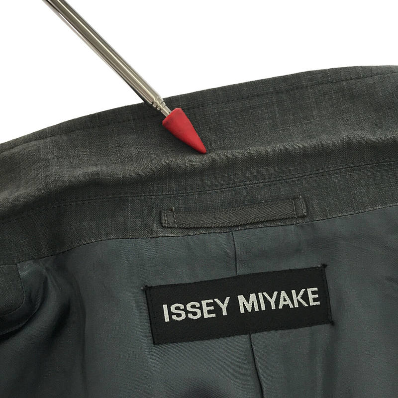 ISSEY MIYAKE MEN / イッセイミヤケメン リネン 4B テーラードジャケット