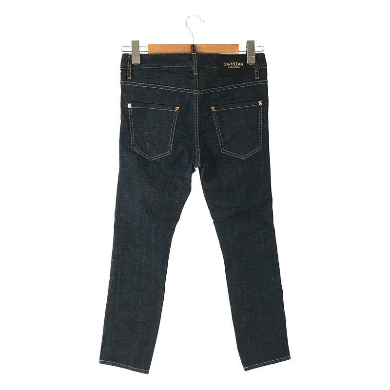 DSQUARED2 / ディースクエアード COOL GIRL JEAN 5P 24-7STAR レザーパッチ 濃紺 デニム パンツ