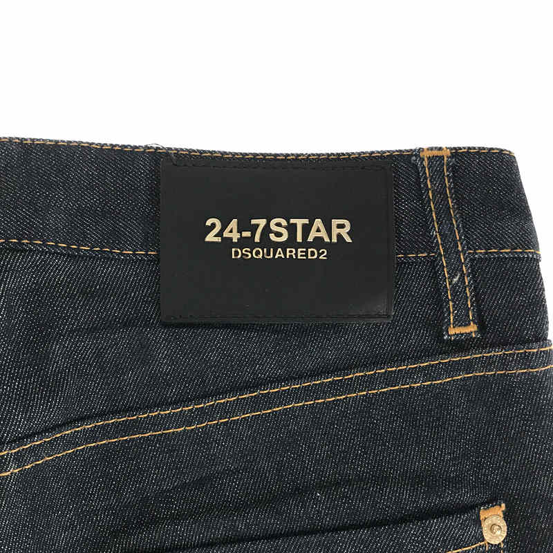 DSQUARED2 / ディースクエアード COOL GIRL JEAN 5P 24-7STAR レザーパッチ 濃紺 デニム パンツ